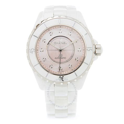 chanel j12 pink mother of pearl|Chanel j12 bezel.